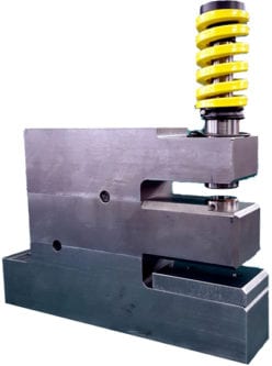 Mandrel tube punching die